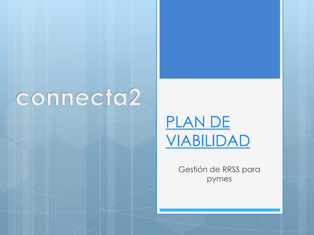 Plan de viabilidad