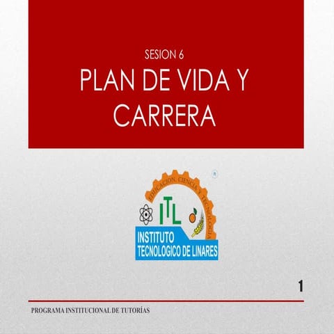 Plan de vida y carrera