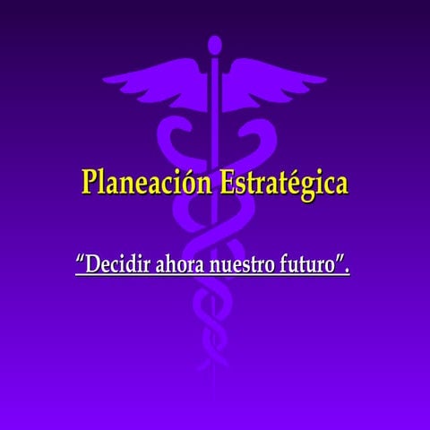 Planeación estratégica