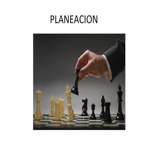 Exposición fundamentos de la planeación | PPT