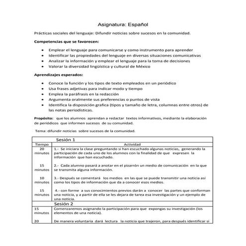 Planeacion de amelia