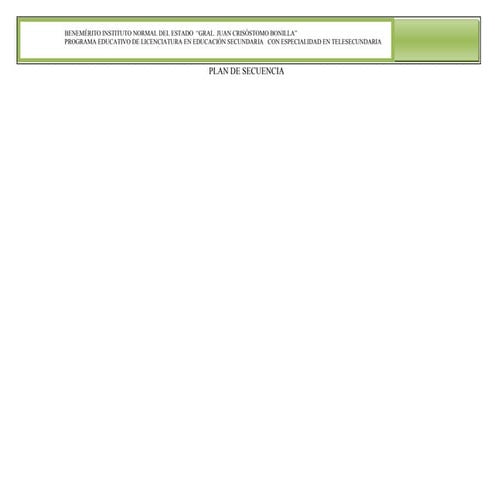 Planeacion de español listo