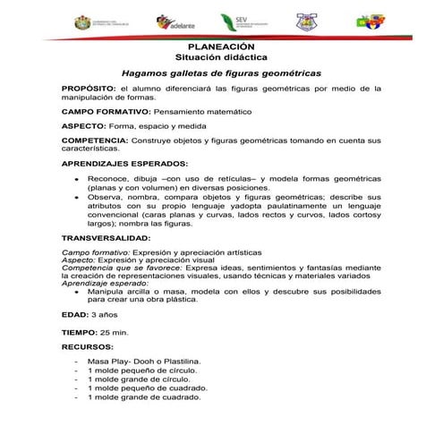 Planeaciones tercera intervención