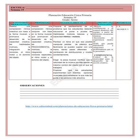 Planeaciones educacion fisica primaria - Concepto de Educacion fisica