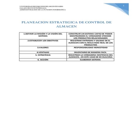 Planeacion estrategica