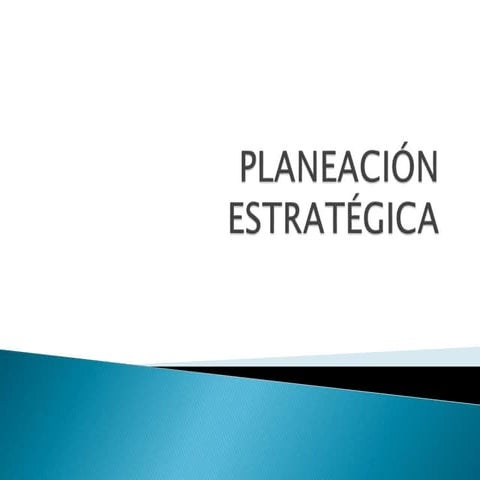 Planeacion estrategica foda
