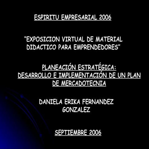 PLANEAICION ESTRATEGICA