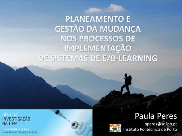 Planeamento e gestão da mudança nos...