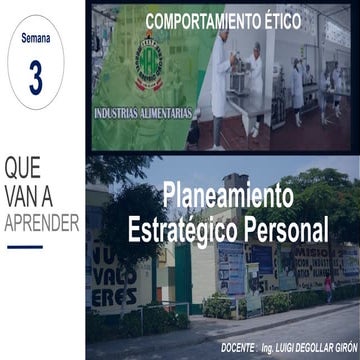 CLASE -3 -COMP ETICO -2020-1Planeamiento estrategico personal