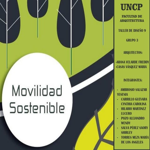 Planeamiento para una movilidad sostenible en huancayo