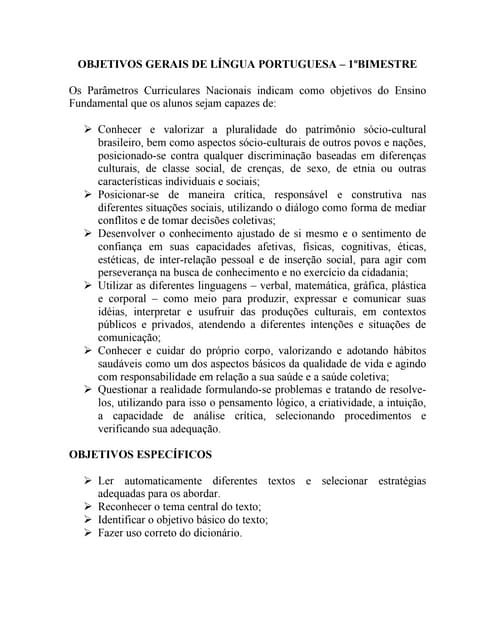 Planejamento   3º ano ( 2ª série )