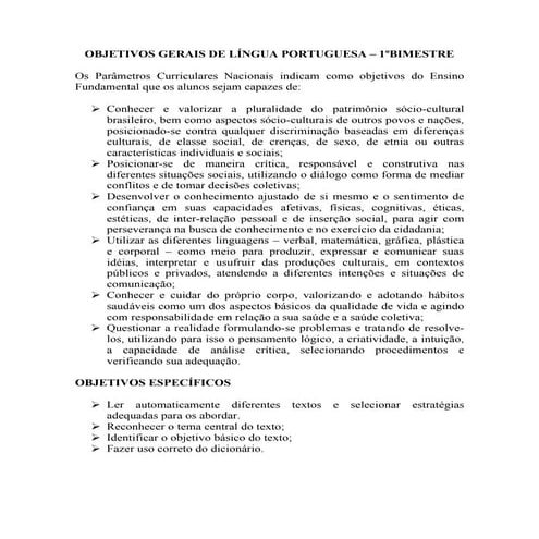 Planejamento   3º ano ( 2ª série )