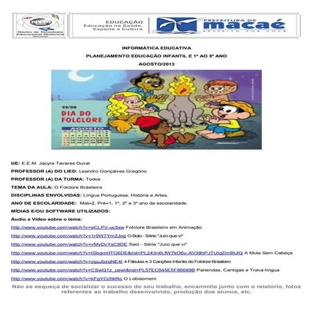 INFORMÁTICA EDUCATIVA 1º AO 5º DO ENSINO FUNDAMENTAL