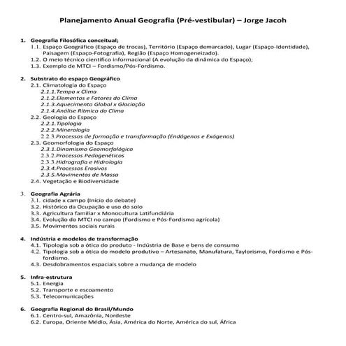Planejamento geografia pre vest   jorge jacoh