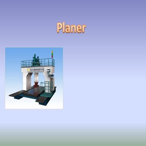 Planer