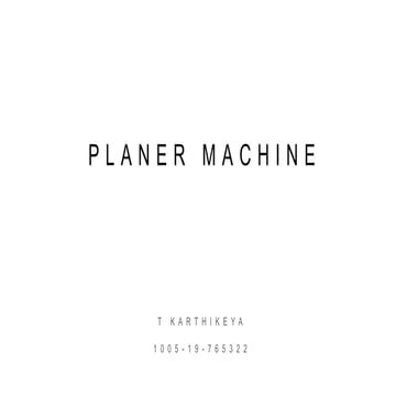 Planer