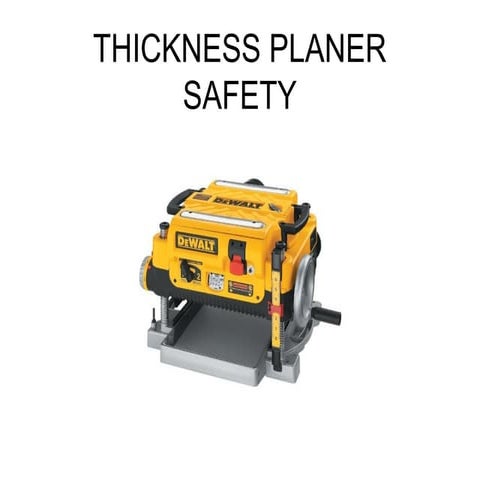 Planer safety