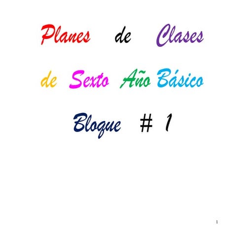 Planes    de    clases