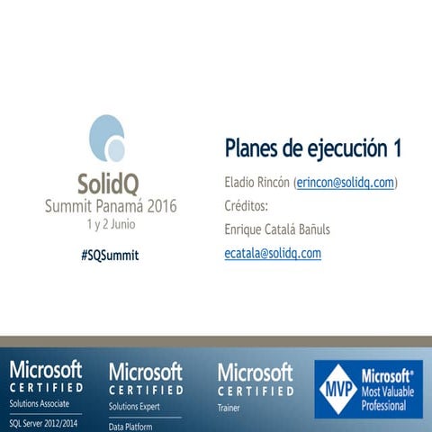 Planes de ejecución 1