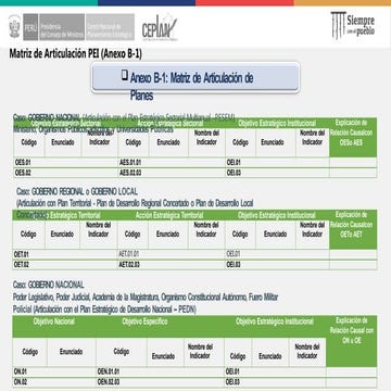 PLANES DE TERRITORIO EN LAS INSTITUCIONES DE LA LOCALIDAD