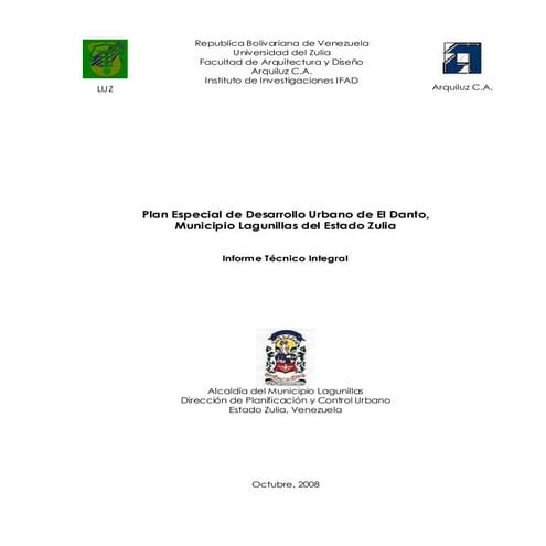 Plan Especial de Ordenamiento Urbano de El Danto