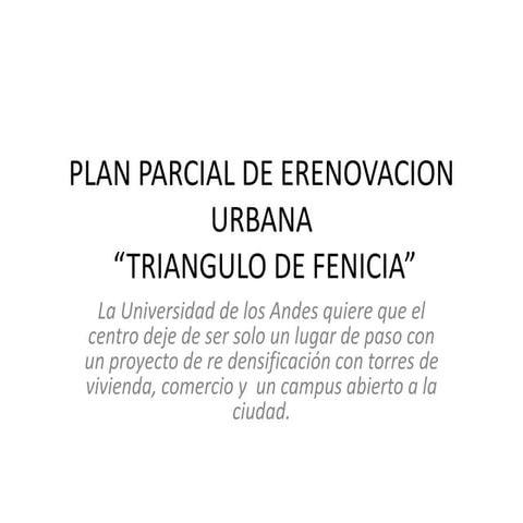 Planes referencia centro