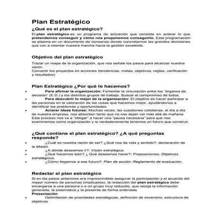 Plan estrategico cdpj san  martin de porred 2015