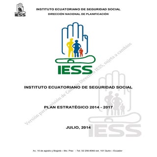 Plan estrategico iess