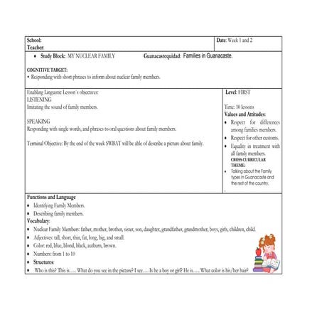 Planes unificados inglés