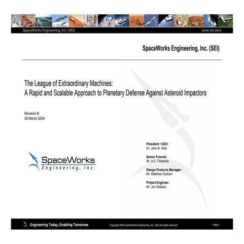 Planetary defenseagainstasteriodimpacts