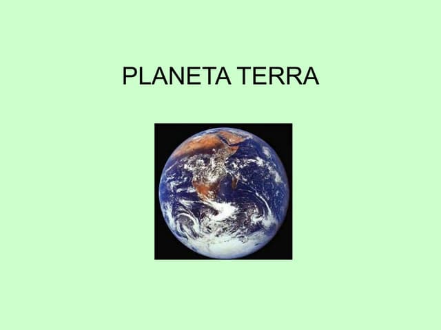 Planeta terra 