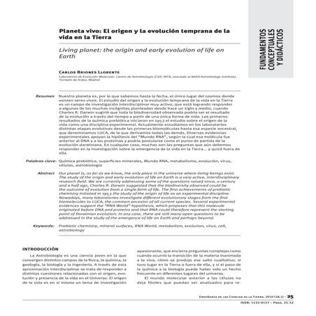 Planeta vivo. El origen y la evolución temprana de la vida en la tierra.pdf