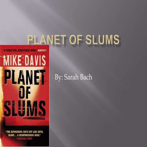 Planet of slums