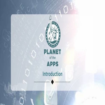 Planet of the Apps Introduction