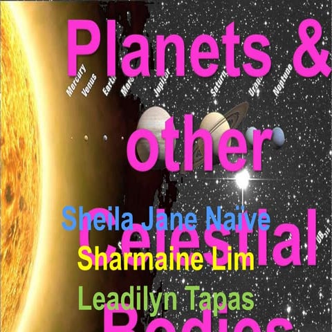 Planets & other celestial bodies