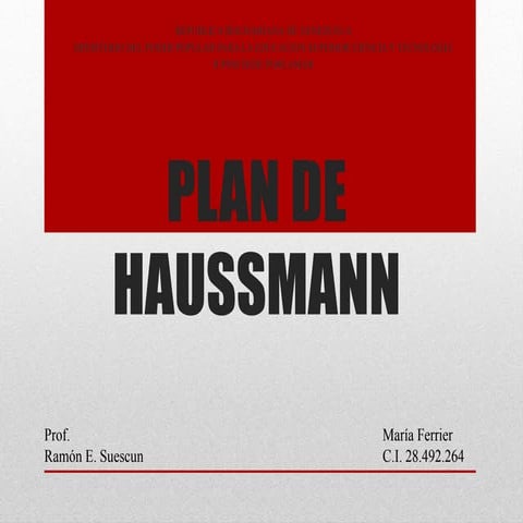 Plan haussmann maria ferrier
