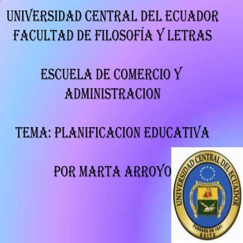 Planificaccion educativa por martitaarroyo