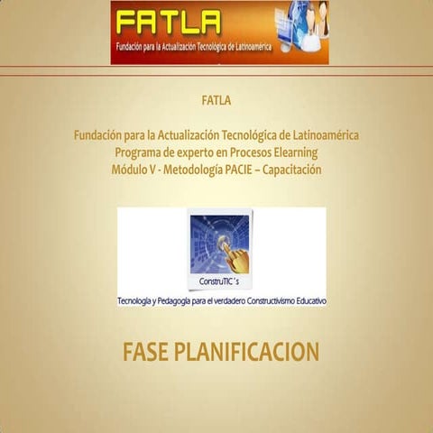  Fase de Planificación