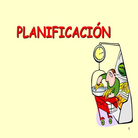 Planificación