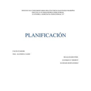 Planificación