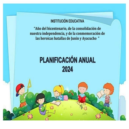 PLANIFICACIÓN ANUAL CUARTO GRADO - INDOAM. | PDF