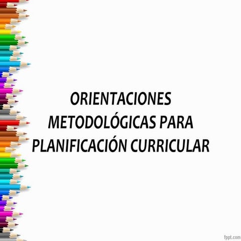 Planificación curricular
