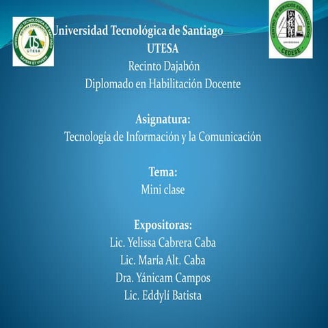 Planificación diaria