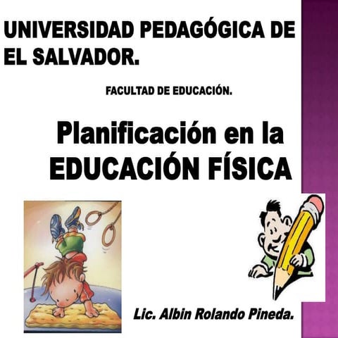 Planificación en educación física
