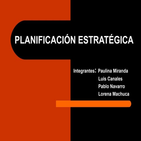 PlanificacióN Estratégica