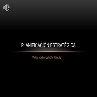 Planificación estratégica
