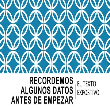 Planificación exposición secundaria