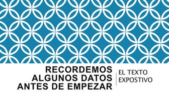 Planificación exposición secundaria