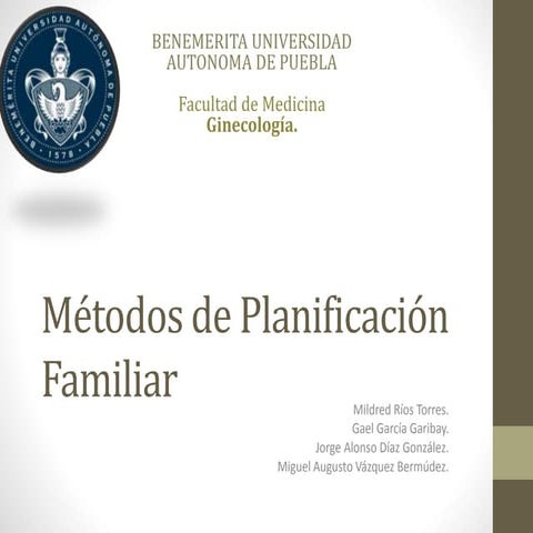 Planificación familiar