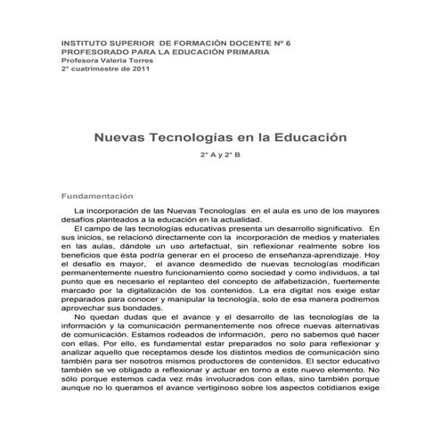 Planificación nte